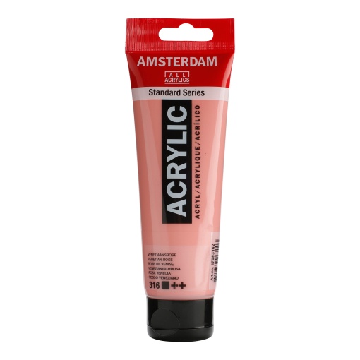 Tinta Acrílica AMSTERDAM Rosa Veneza 316 120ml