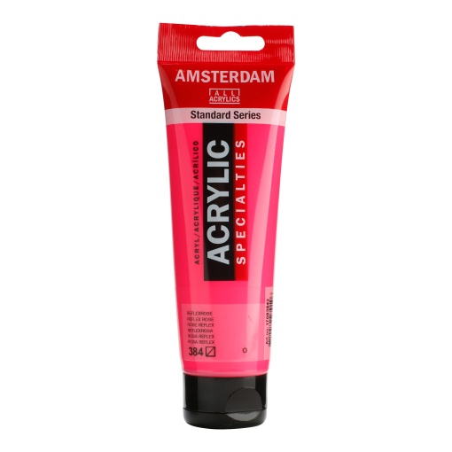 Tinta Acrílica AMSTERDAM Rosa Fluorescente 384 120ml