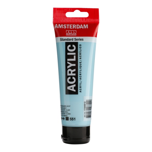 Tinta Acrílica AMSTERDAM Azul Celeste Claro 551 120ml