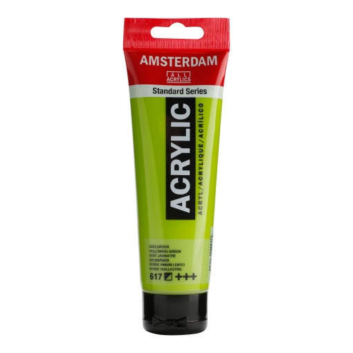 Tinta Acrílica AMSTERDAM Verde Amarelado 617 120ml
