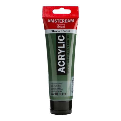 Tinta Acrílica AMSTERDAM Verde Azeitona Escuro 622 120ml