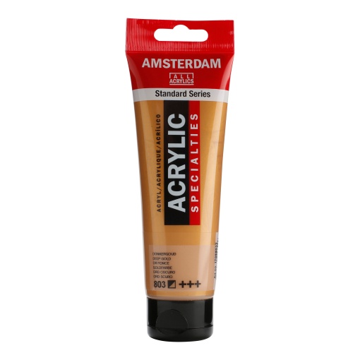 Tinta Acrílica AMSTERDAM Ouro Escuro 803 120ml
