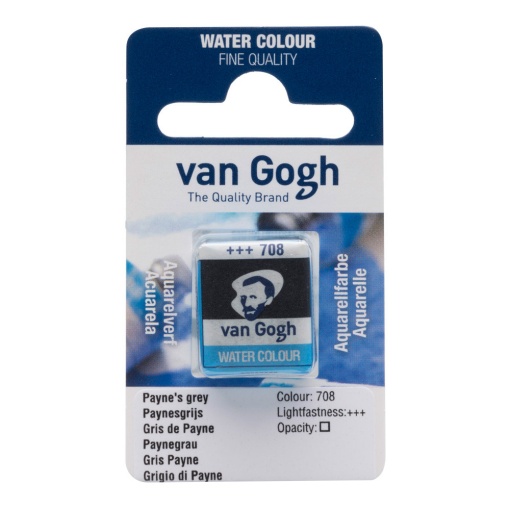 Aguarela em Pastilha TALENS VAN GOGH Cinza 708