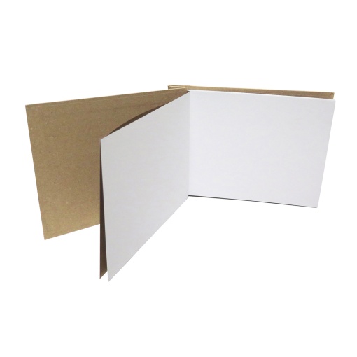 Livro de honra 18x23,5cm horizontal 25 folhas kraft SIMPLY
