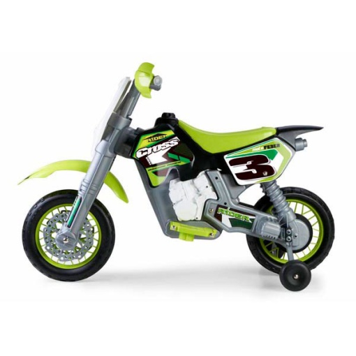 Mota elétrica FEBER Rider CROSS 6V verde FAMOSA