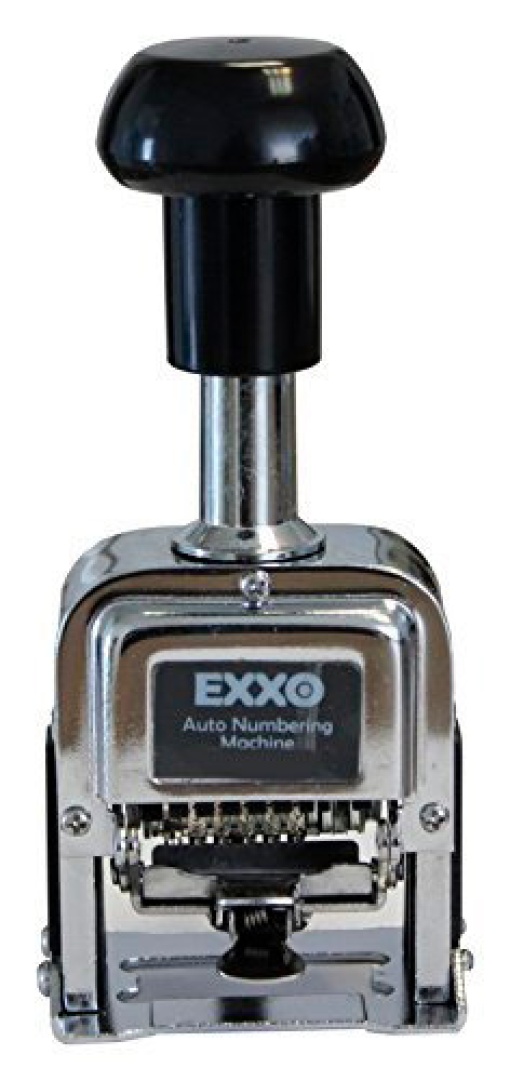 Numerador automático EXXO 4,8mm 10 rodas metálico