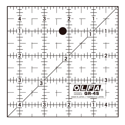 Régua corte OLFA Patchwork 12,5''x12,5'' Qr-4s