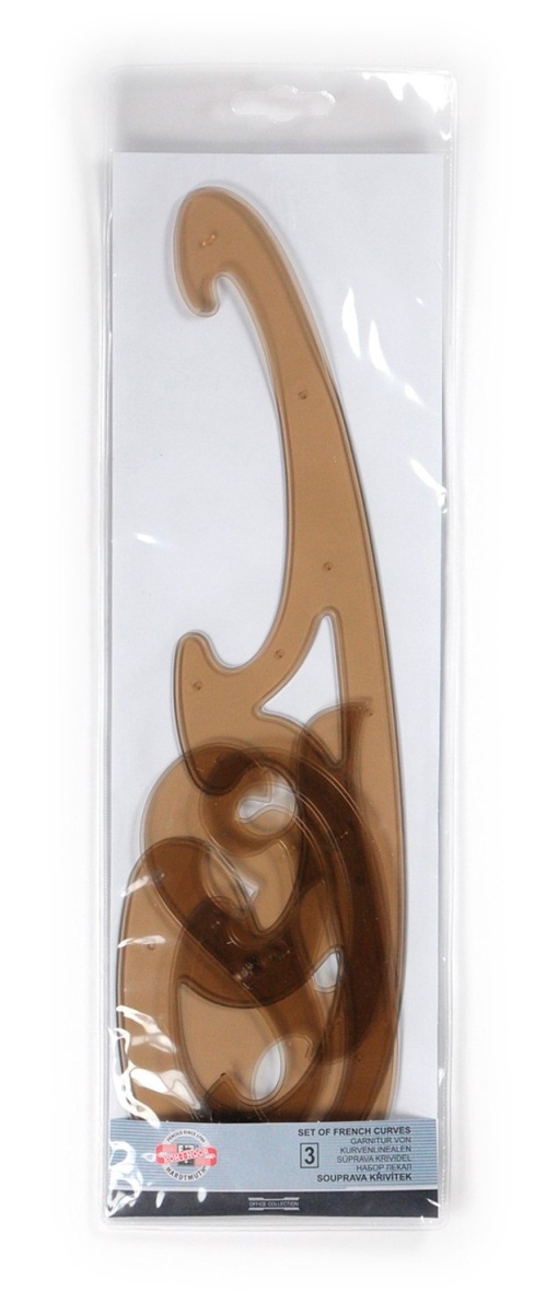 Escantilhão Formas KOH-I-NOOR Burmester com 3