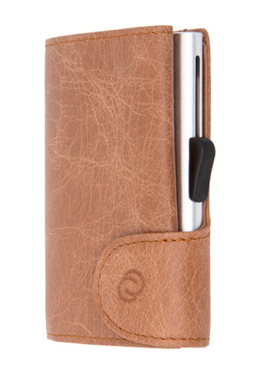 Porta-cartões C-SECURE VINTAGE CAMEL
