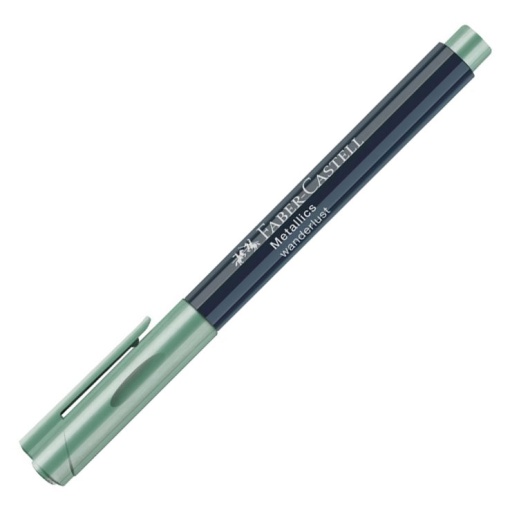 Faber-Castell Creative Studio metallic marker, green.