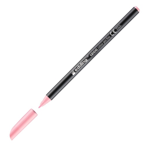 Marcador EDDING 1200 1mm rosa pastel