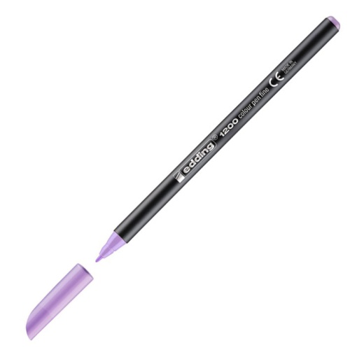 Marcador EDDING 1200 1mm lilás pastel