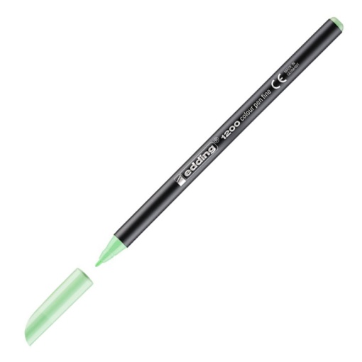 Marcador EDDING 1200 1mm verde pastel