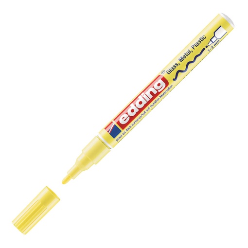 Marcador EDDING 751 1-2mm amarelo pastel
