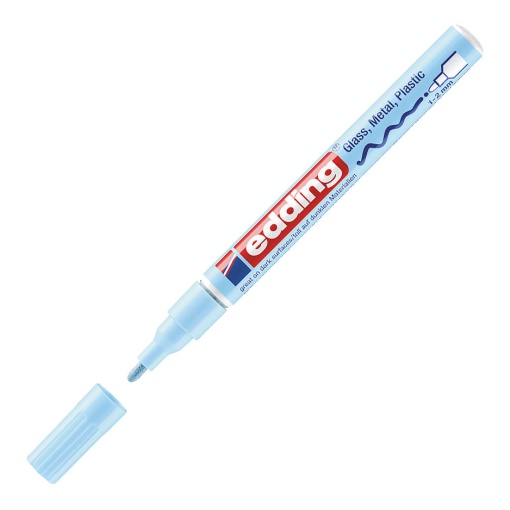 Marcador EDDING 751 1-2mm azul pastel