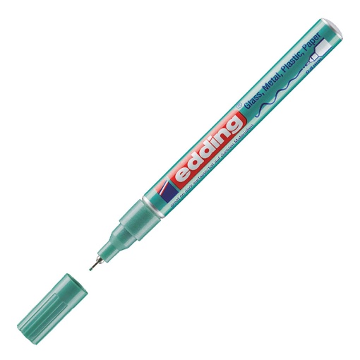 Marcador EDDING 780 0,8mm verde metálico