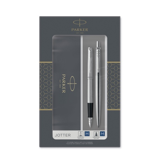 Conjunto PARKER Jotter caneta e esferográfica inox Ct