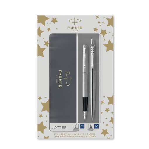 Conjunto PARKER Jotter caneta e esferográfica inox Ct