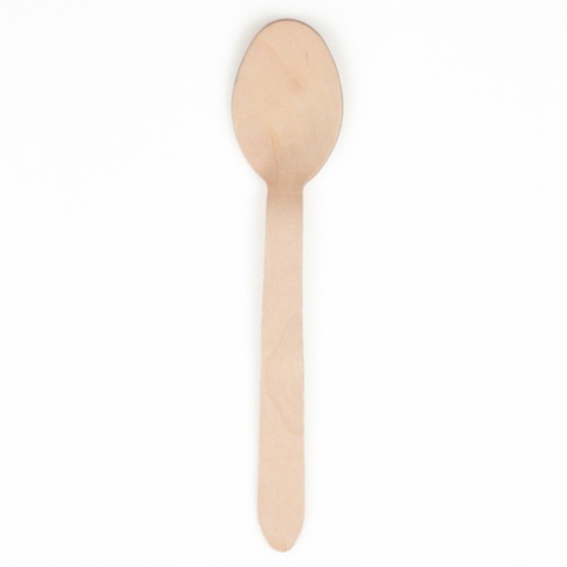 Colher de Madeira Descartável 15,7cm 25 unidades PAPSTAR
