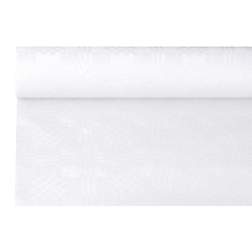 Toalha de Papel PAPSTAR com Relevo Damasco 1,2x6m Branco