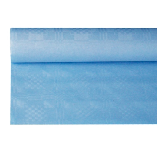 Toalha de Papel PAPSTAR com Relevo Damasco 1,2x8m Azul Claro