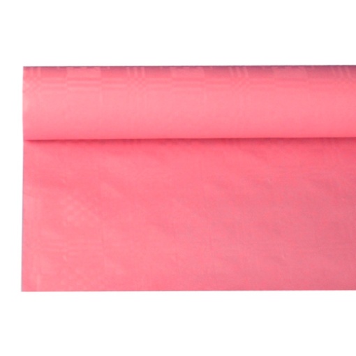 Toalha de Papel PAPSTAR com Relevo Damasco 1,2x8m Rosa