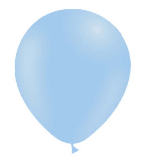 Balão de látex 14cm 5ö pastel azul (100 unidades) BALLOONIA
