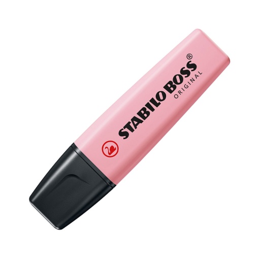 Sublinhador STABILO Boss Original Pastel Rosa Pastel 129