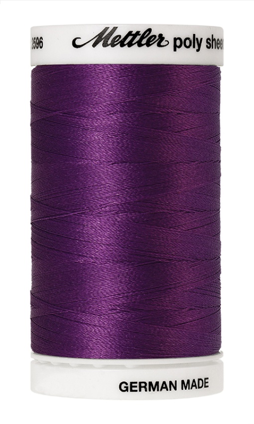 Linha de Bordar METTLER Poly Sheen 800m Violeta 2810