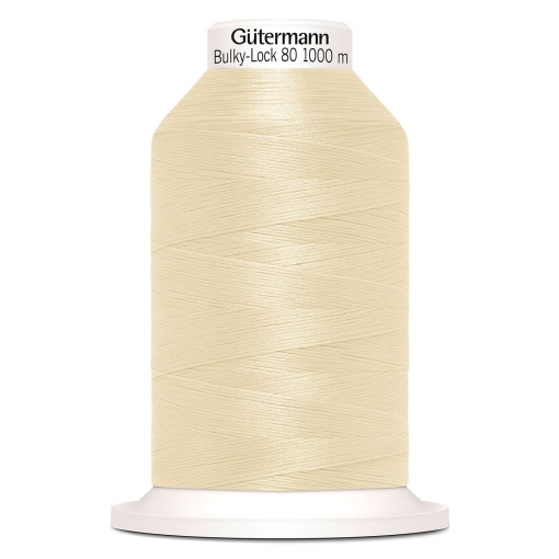 Linha de Costura GUTERMANN Over/bulky Lock 1000m Bege Claro 414