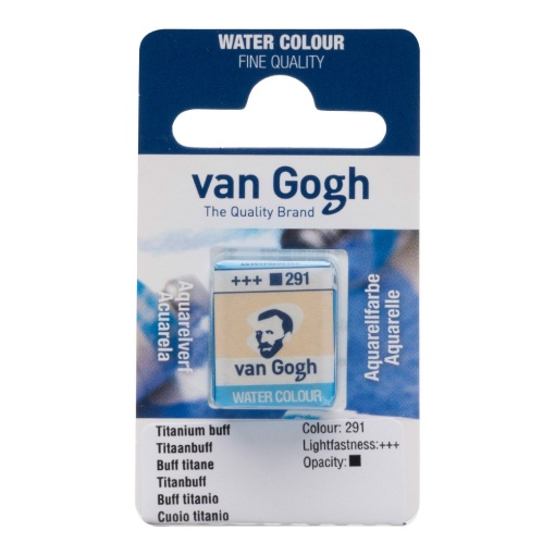 Aguarela em Pastilha TALENS VAN GOGH Titânio BUFF 291