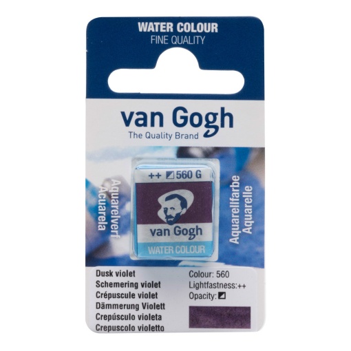 Aguarela em pastilha TALENS VAN GOGH Violeta Crepúsculo 560