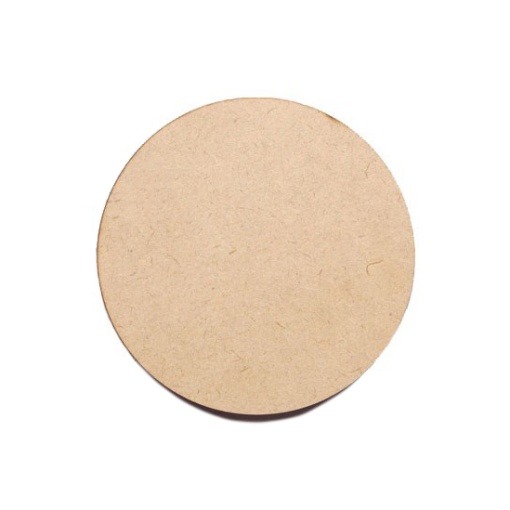 Base de Madeira MDF Redonda 32x0,5cm