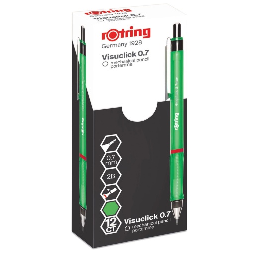 ROTRING Visuclick 0.7mm green mechanical pencil
