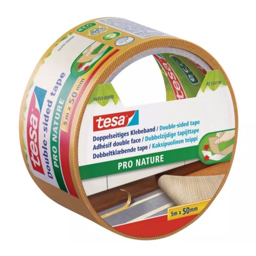 Fita Bi-adesiva para Alcatifas 5mx50mm Ecológica TESA Pro Nature 56450