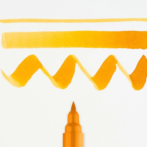 Watercolor brush pen ECOLINE Talens ocher gold 231