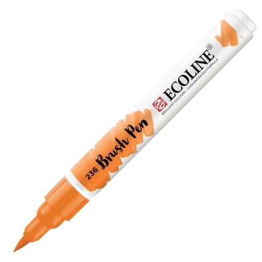 Brush Pen Aguarelável TALENS ECOLINE Laranja Claro 236
