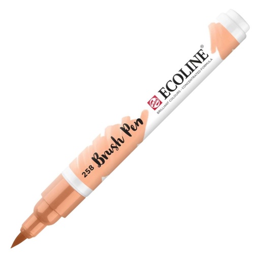 Brush Pen Aguarelável TALENS ECOLINE Alperce 258
