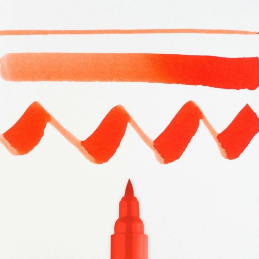 Talens Ecoline watercolor brush pen, vermilion 311