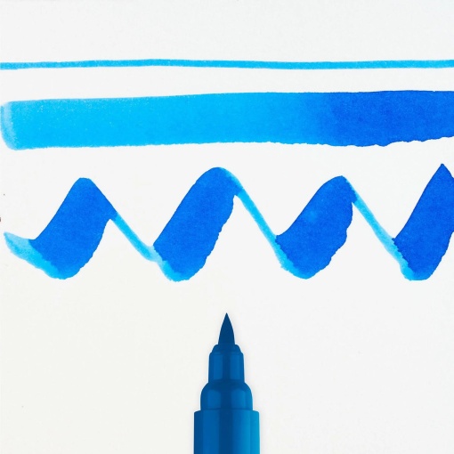 Talens Ecoline watercolor brush pen, dark ultramarine blue, 506