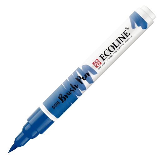 Brush Pen Aguarelável TALENS ECOLINE Azul Prússia 508