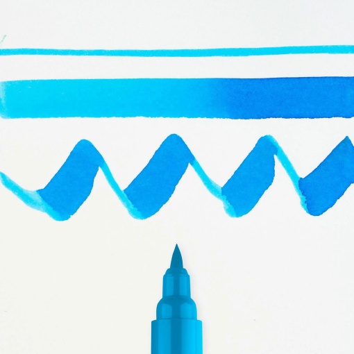 ECOLINE Talens watercolor brush pen sky blue cyan 578