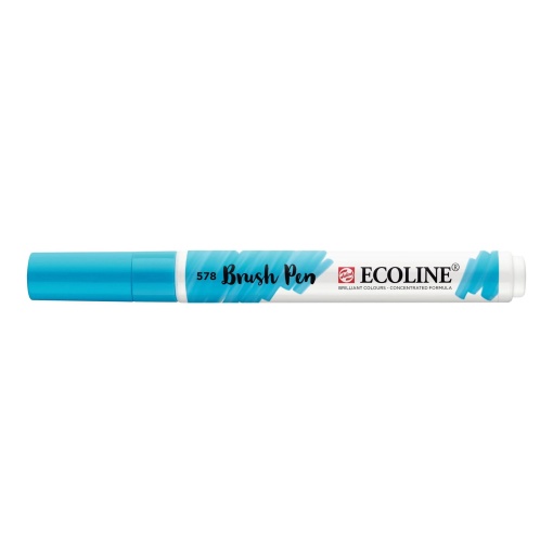 ECOLINE Talens watercolor brush pen sky blue cyan 578