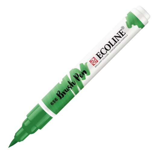Brush Pen Aguarelável TALENS ECOLINE Verde Bosque 656