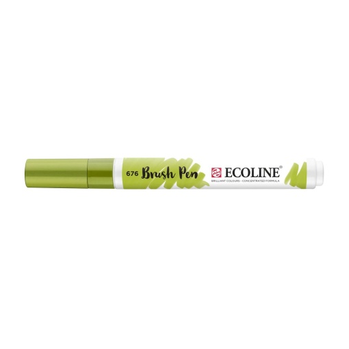 ECOLINE Talens watercolor brush pen grass green 676