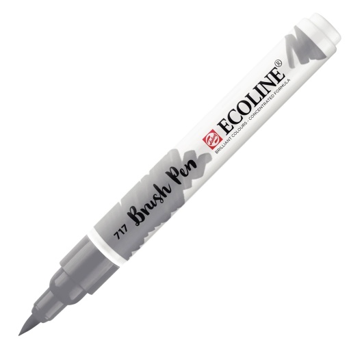 Brush Pen Aguarelável TALENS ECOLINE Cinzento Frio 717
