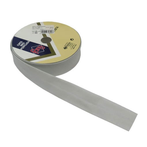 Fita de viés FANY 30mm cinza 009 (metro)