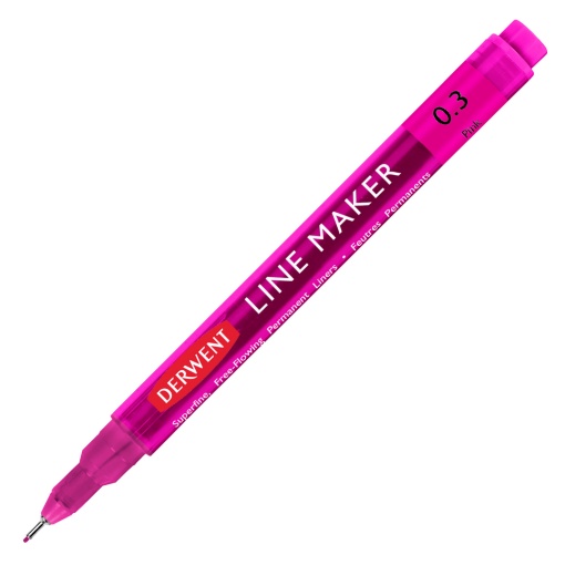 Fineliner DERWENT Line Maker 0,3mm Rosa