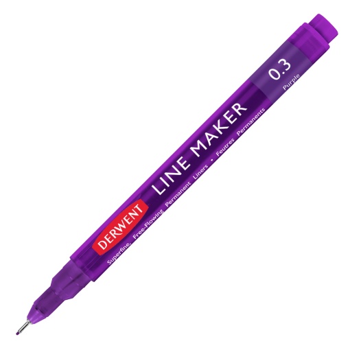 Fineliner DERWENT Line Maker 0,3mm Roxo