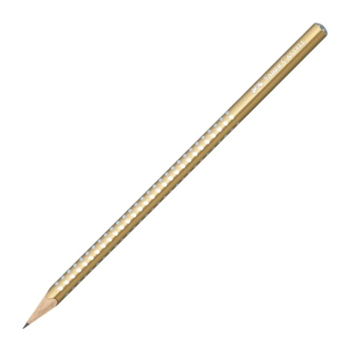 Lápis Grafite FABER-CASTELL Sparkle B Nº 1 Dourado